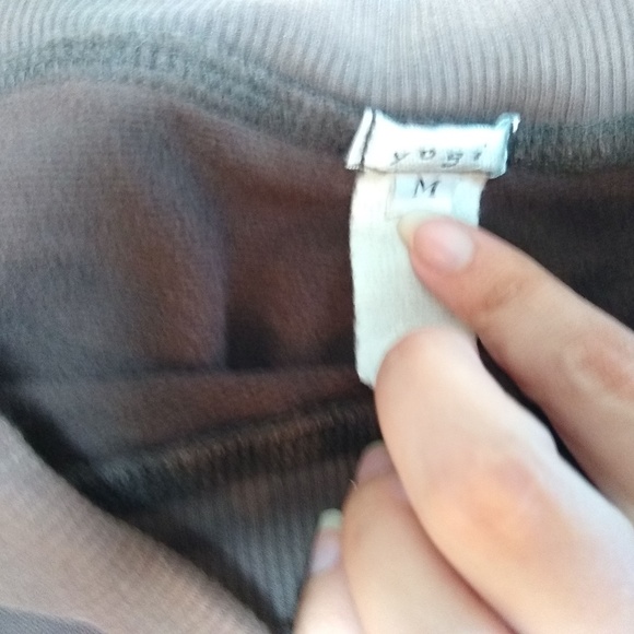 Yogi | Drawstring Waist Silver Embellished Pants - Picture 4 of 8